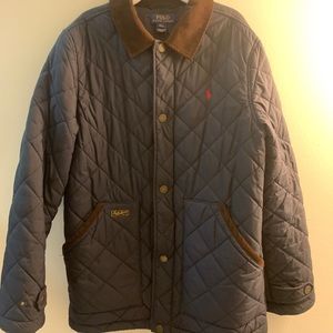 Polo Ralph Lauren Boys(L) Navy Quilted Jacket